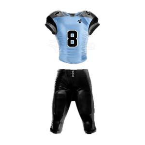 Quantité minimale de commande bas deux pièces personnalisé football américain uniforme doux tissu vêtements de sport prix de gros à manches courtes grande taille - Product Image 1