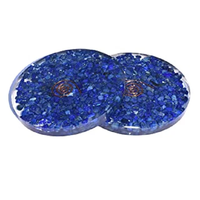 Sous-verre en cristal d'orgonite, meilleure qualité, avec gravure, vente en gros, sous-verres en sélénite de l'agate AAMEENA