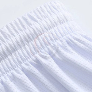 Shorts de basketball personnalisés pour hommes de haute qualité, faible MOQ, en maille respirante, taille élastique, uniformes en jersey 100 % polyester - Product Image 5