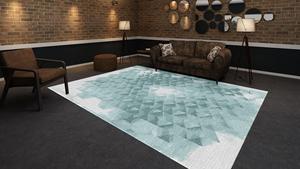 Accent Hand-Knotted Wool Persian Style Area Rug/<b>Carpet</b> with Abstract Pattern for Home Living Room Door <b>Outdoor</b> or Bedroom - Product Image 3