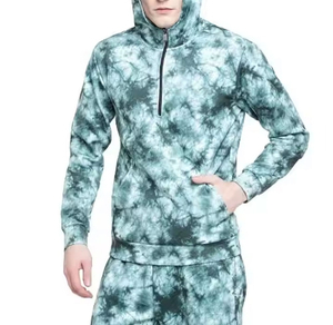 Haute qualité respirant confortable hommes Tie Dye survêtement Anti-Pilling matériau souple vente chaude pas cher taux disponible ensembles - Product Image 3