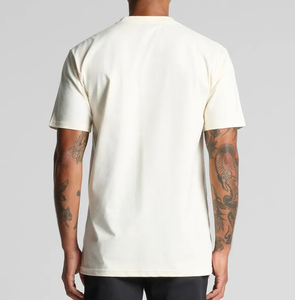 Super Heavy 300gsm 100% Camiseta de algodón para hombres Cropped Boxy Fit con gran tamaño Regular Fit Impresión digital Streetwear Style - Product Image 2