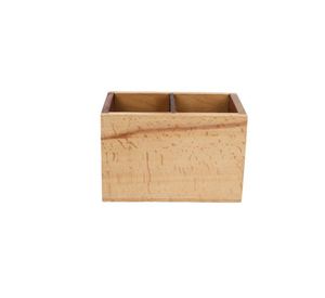 Porte-couverts en bois à 2 compartiments de la meilleure qualité pour la décoration de la maison de la cuisine de l'hôtel et du restaurant à bas prix - Product Image 3