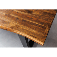 Ensemble de table à manger pliante moderne européenne faite à la main, écologique, 100% bois massif, hauteur réglable pour la maison, l'entrée, l'hôtel