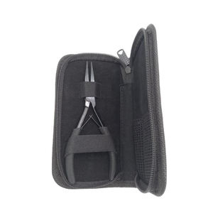 Alicates de extensión de cabello de acero inoxidable con agujeros transpirables Color personalizable Logotipo de alta calidad - Product Image 6