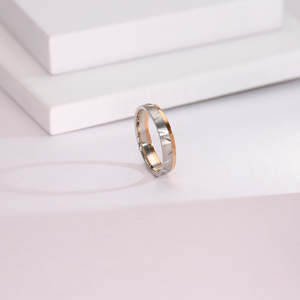 <b>Opal</b> Geometric <b>Gold</b>-Plated Ladies <b>Ring</b> - Product Image 1