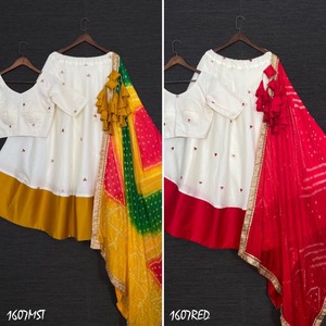 Dewbest — vêtements de soirée de styliste, en coton lourd avec miroir en papier, travail et couture, tenue de mariage, lehngha choli, nouvelle collection - Product Image 6