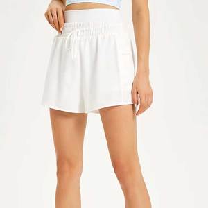 Short de sport d'été pour femmes à séchage rapide Gym Fitness Short de sport pour femmes avec cordon de serrage pour la randonnée Short de course à pied multi-poches pour femmes - Product Image 4