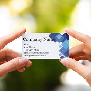 Your Business, Your Way 3.5" X 2" Blue Steel Custom Business Cards on Thick 300gsm Paper Wholesale Custom Printed - Product Image 3