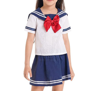 Uniforme scolaire pour filles d'école primaire en polyester/coton durable, logo personnalisé, haute qualité, vente chaude, best-seller - Product Image 6
