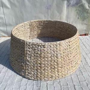 กระโปรงต้นไม้สำหรับตกแต่งบ้านในวันหยุดคริสต์มาสงานแฮนด์เมดกระโปรงลายดอกผักตบชวาทำมือดีไซน์ใหม่ - Product Image 5