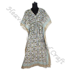 Vestido de Noche para Mujer Africana, Vestidos Étnicos, Vestidos Kaftan, Kaftan Largo, Ropa de Algodón, Vestido Kaftan para Mujer KFCL060 - Product Image 2
