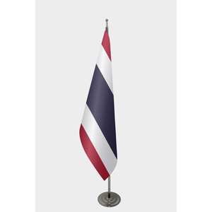 Customizable Indoor Hand <b>Flag</b> 3x5ft Aluminum <b>Pole</b> Nylon Polyester Plastic Vinyl Silk Digital Printing Custom Thailand Official - Product Image 1