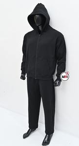 Pantalon de survêtement en coton personnalisé Ensemble de jogging à capuche et fermeture éclair Ensemble de survêtements 2 pièces Survêtements surdimensionnés pour hommes - Product Image 2