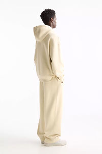 Chándal holgado de 500 GSM para hombre, Sudadera con capucha y hombros caídos de peso pesado, pantalones de chándal de gran tamaño, chándal liso para hombre - Product Image 2