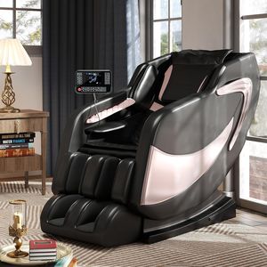 Fauteuil de massage chauffant pour tout le corps, zéro gravité, circulation des airbags pour les jambes, décompression et fonction musicale - Product Image 1