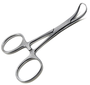 Pinzas manuales de acero inoxidable alemanas de 11cm de calidad superior, abrazadera de toalla Backhaus, instrumentos quirúrgicos básicos CE - Product Image 3