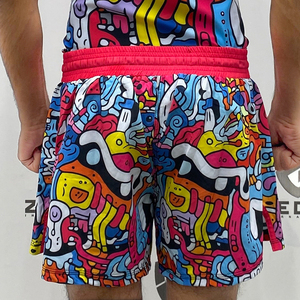 Shorts de kick-boxing personnalisés pour femmes, respirants, en Spandex/Coton, imprimés par sublimation, motif tendance, cordon de serrage, taille mi-haute, volants, MMA - Product Image 2