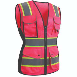 Chaleco DE SEGURIDAD amarillo de alta visibilidad Clase 3 ropa reflectante de malla sólida construcción Chaleco de seguridad de trabajo de alta visibilidad - Product Image 6