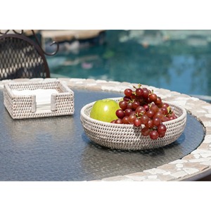 Rotin Tout Bol Décoration de présentation de repas Vaisselle Produit de gros durable écologique au Vietnam - Product Image 6