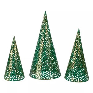 Affordable Premium Quality Handmade Metal Cone Shape Green Table <b>Top</b> in Low Price - Product Image 6