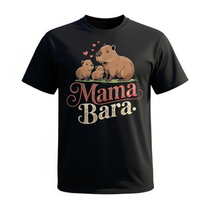 T-Shirt Promozionale Famiglia Capybara Mama 2025, Collezione 2025, Comoda e Alla Moda - Product Image 3