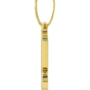 จี้ตัวอักษร VVS ประดับเพชรธรรมชาติราคาดีที่สุดสำหรับ10K/14K Gold GIA ได้รับการรับรองสไตล์ฮิปฮอปแร็ป - Product Image 4