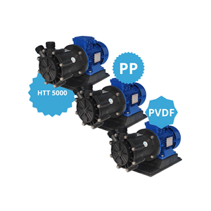 Pompe a turbina magnetiche di alta qualità modello HTT 5000 PP PVDF con motore 0,75kw o 1,1kw in plastica pompa dell'acqua elettrica - Product Image 1