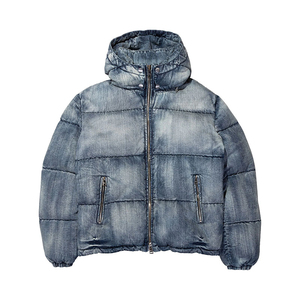 OEM Acid Wash Bubble Jacket Hombres Invierno al aire libre Tie Dye Impreso Puffer Jacket Hombres - Product Image 3