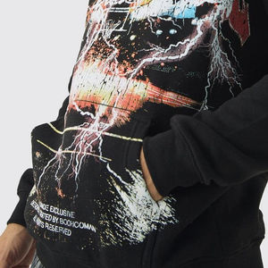 Haute qualité o-cou pull à capuche pour hommes longue automne bricolage impression personnalisable blanc plaine Sublimation tissé tissu hiver - Product Image 4