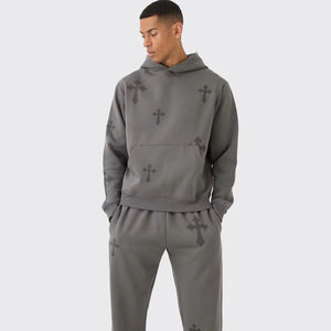 Survêtement avec logo à l'avant pour hommes Sweat à capuche technique chaud pour l'hiver avec cartes d'étiquettes personnalisées gratuites Logo respirant - Product Image 1