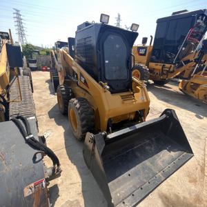 Cargadora de ruedas Cat 246D de segunda mano con pocas horas de trabajo Buen estado Venta barata - Product Image 4