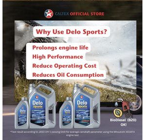 Delo Sports Synblend <b>SAE</b> 10W-<b>30</b> Semi-Synthetic <b>Engine</b> <b>Oil</b>, CI-4, 18.5KG Plastic, CALTEX, High Performance, 6L+1L,Trucks - Product Image 4