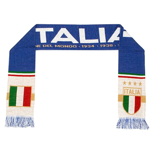 Écharpes en tricot personnalisées à logo en vente chaude pour hommes, écharpe longue en acrylique pour équipe de football pour l'hiver, pour les sports et les clubs - Product Image 3