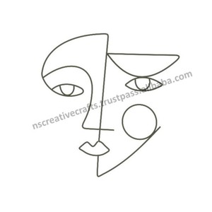 Transformez votre espace de vie avec la beauté captivante de notre élégante décoration murale en fer métallique disponible - Product Image 1