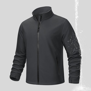 Venta al por mayor de chaquetas de lluvia con capucha personalizadas a prueba de viento OEM hombres chaqueta de nieve con cremallera nuevas chaquetas de invierno Softshell de fabricante - Product Image 2
