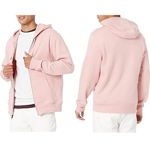 Pull-over poches latérales zippées complètes thermique épais polaire poids lourd hommes sweats à capuche conception personnalisée vos propres manches complètes hommes sweats à capuche - Product Image 6