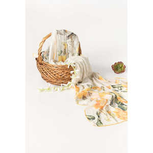 Dupatta de Chifón con Estampado Floral KDP-43012, Elegante Cubrevestido de Chifón con Estampado Floral para Mujer - Product Image 2