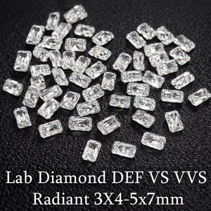 เพชร SHRAMAN DIAMOND คุณภาพ Radiant Excellent เพชรสังเคราะห์จากห้องปฏิบัติการ สี DEF สำหรับทำเครื่องประดับ ขายส่งแบบเม็ดเดี่ยว ราคา 0.90 ต่อเม็ด - Product Image 1