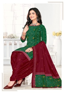 Bandhani Vestido especial de algodón para verano - Product Image 3