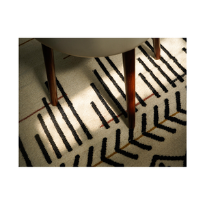 Designer Handcrafted Wool <b>Rug</b> for Home Use Unique Modern <b>Boho</b> Interiors Whimsical Handwoven Woollen <b>Rug</b> Plush Pile Washable - Product Image 1