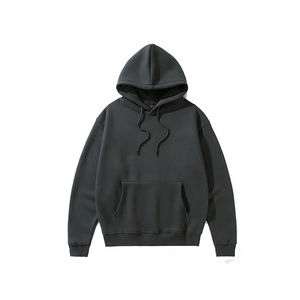 High Quality OEM ODM Customized 2025 Pakistan Made Polyester Oversize Hoodie <b>Thick</b> <b>Fleece</b> Drop Shoulder Plain Men Hoodies - Product Image 6