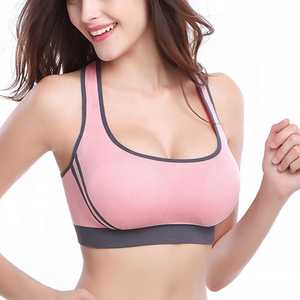 สปอร์ตบราปักลายสปอร์ตสปอร์ตสำหรับผู้หญิงสปอร์ตบราเว้าหลังที่มีแรงกระแทกสูง - Product Image 4