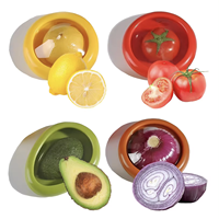 Boîte de conservation en silicone promotionnelle pour fruits et légumes, anti-oxydation, réutilisable pour le réfrigérateur