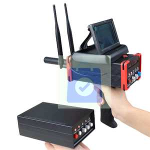 Detector de Metales Industrial Subterráneo Remoto con Pantalla LCD Ajustable, OEM, Clasificación IP55, 30kHz, 50 Pulgadas, Sensibilidad, Rojo, ABS+Metal, para Niños - Product Image 1