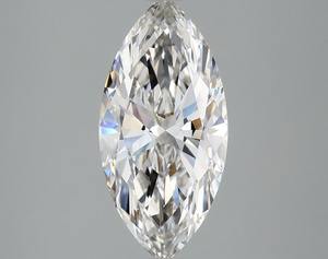 Diamante Cultivado en Laboratorio Marquise de 2.00ct F VVS2 para Joyería, Diamante CVD - Product Image 1