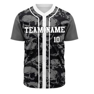 Nueva camiseta de béisbol popular, jersey con botones, diseñador personalizado, malla de poliéster impresa, uniforme de Jersey de béisbol y softbol de secado rápido - Product Image 1