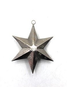 Venta al por mayor nuevo hierro decorativo 8 brazos estrella níquel acabado hecho a mano Navidad colgante decorativo para el hogar para decoraciones a granel - Product Image 3