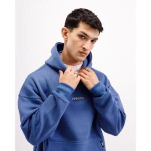 Sweat-shirt décontracté à capuche en polaire bleu cobalt pour femme, respirant et essentiel pour la saison d'automne - Product Image 3