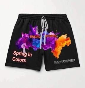 Industrie Direct Engro Sportswear Cómodo personalizado Negro Rosa 3D Patrón Flamingo Pantalones cortos de baloncesto auténticos - Product Image 3